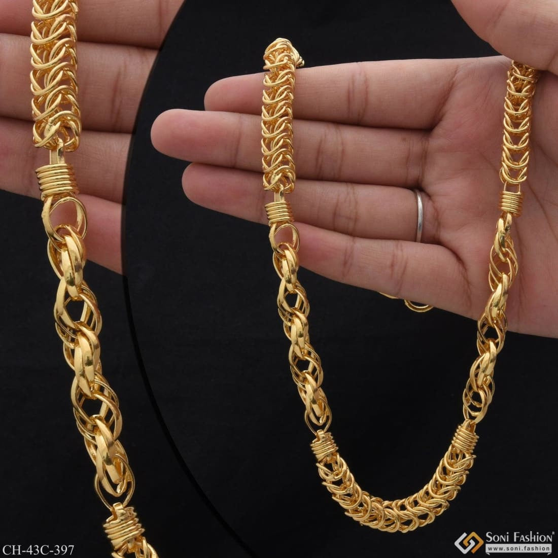 2 gram gold chain shop for men