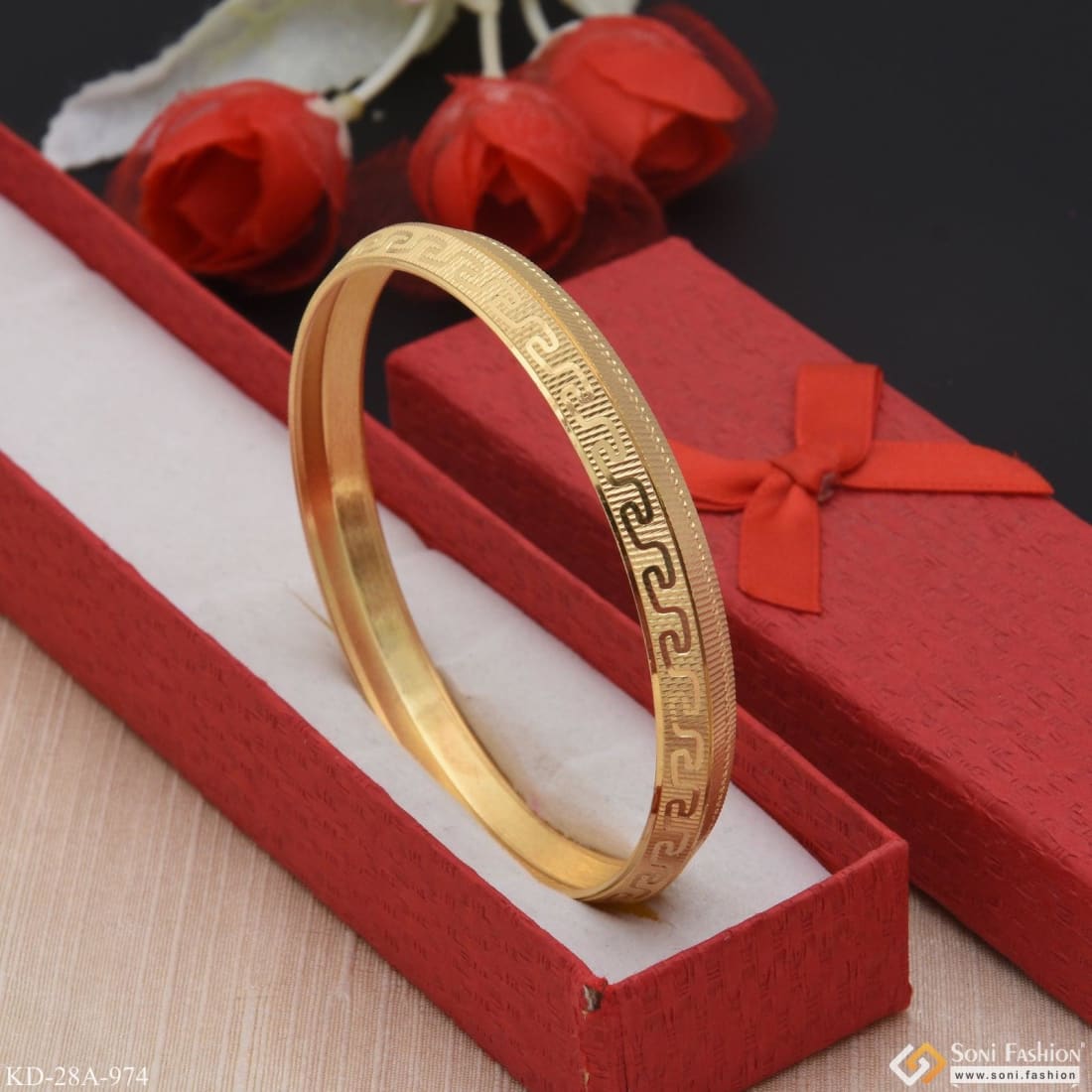 Mens kada designs on sale gold