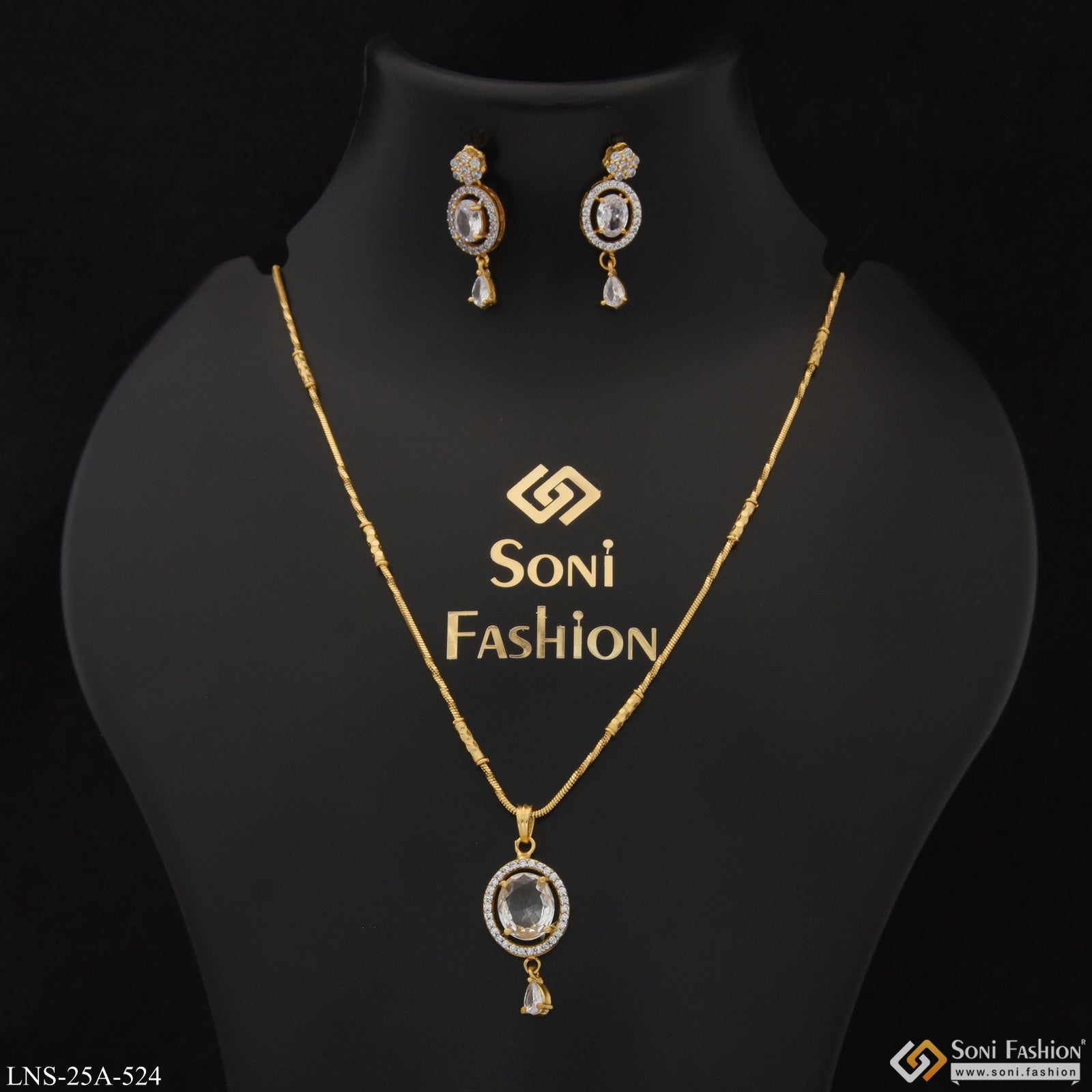 1 Gram Gold Plated Fashion-forward Gorgeous Design Chain For Ladies - –  Soni Fashion®