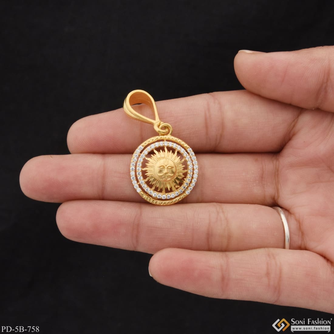 Gold sun pendant deals designs