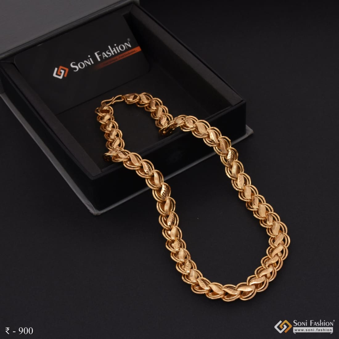 Men's Gold Plated Chain Collection - Soni Fashion®