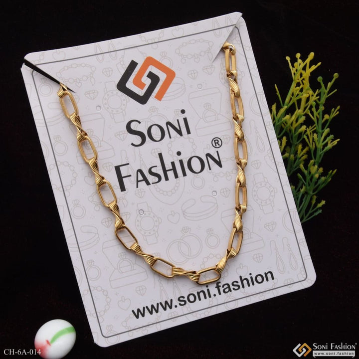 Royal superior quality high-class design gold plated chain