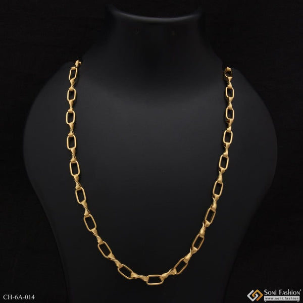 Royal superior quality high-class design gold plated chain