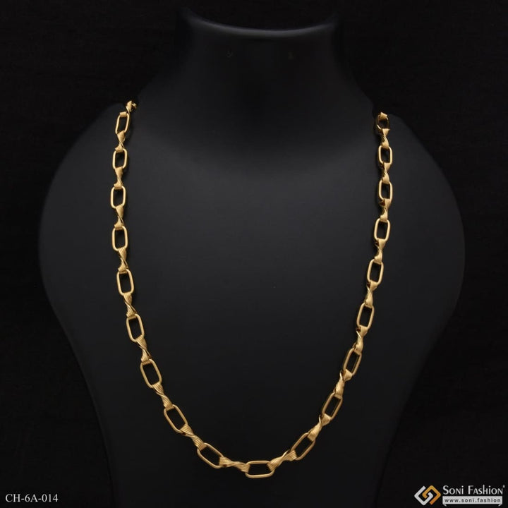 Royal superior quality high-class design gold plated chain