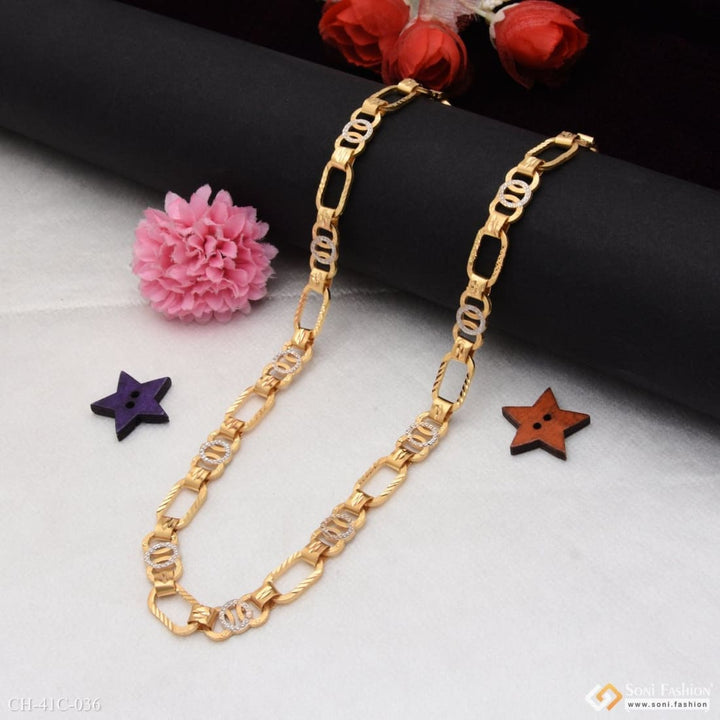 1 gram gold forming 2 in exciting design high-quality chain