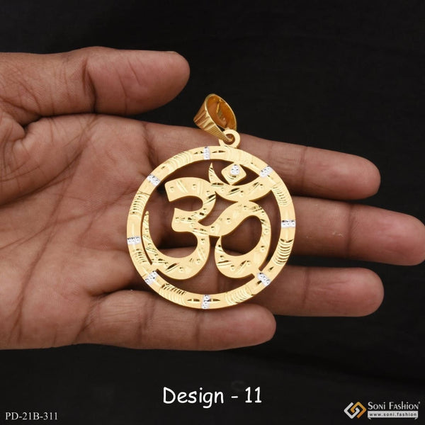 1 gram gold forming om best quality elegant design pendant