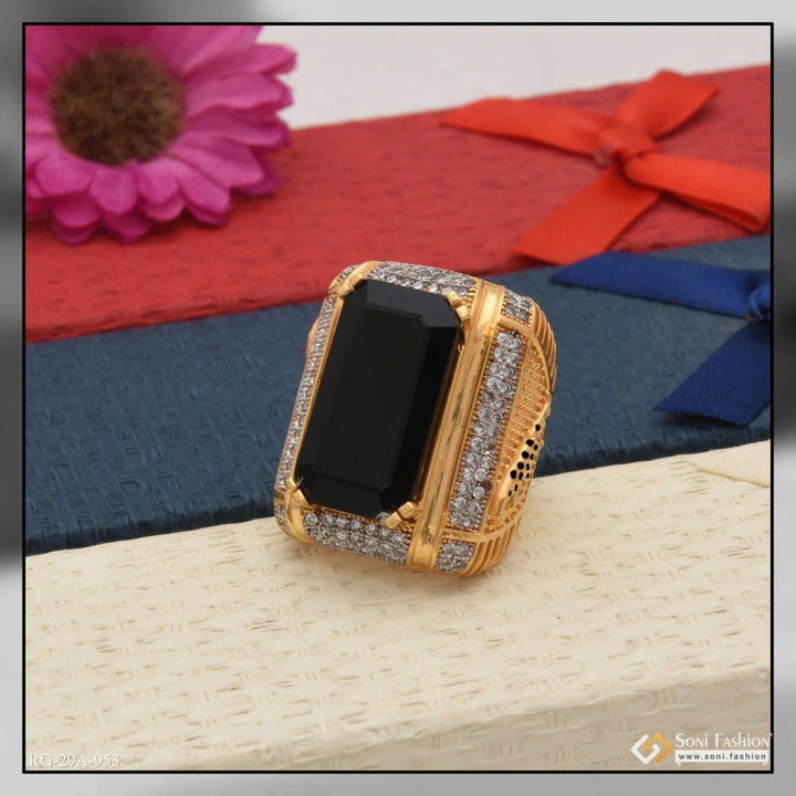 1 Gram Gold Forming Black Colour Jaguar With Diamond