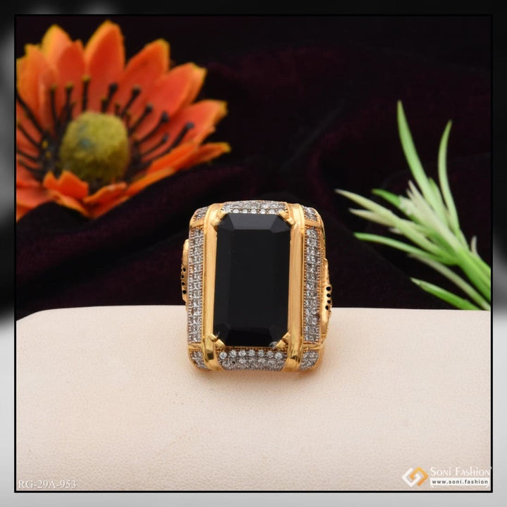 1 Gram Gold Forming Black Colour Jaguar With Diamond