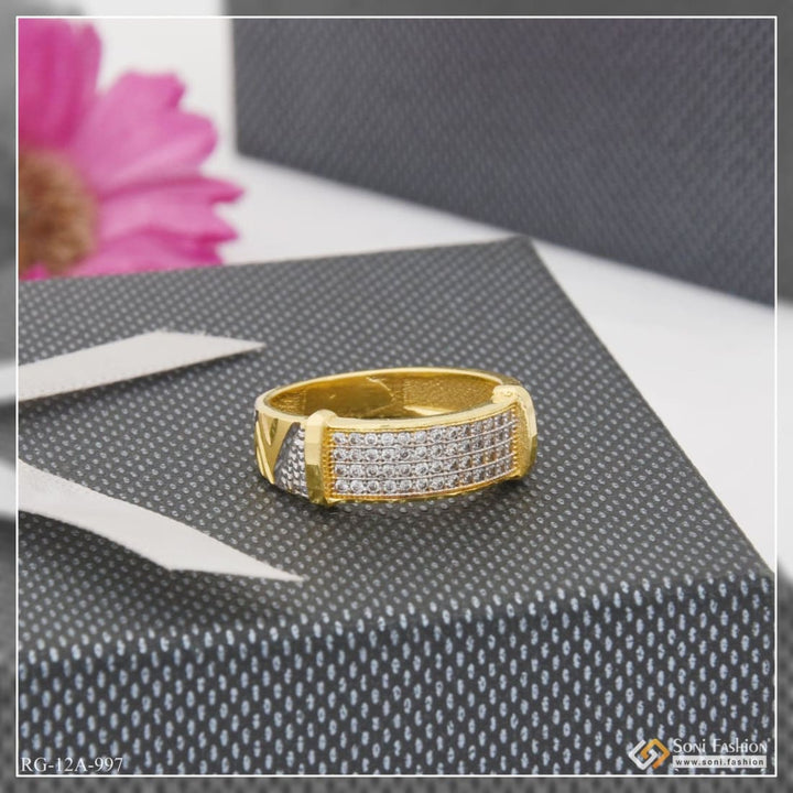 1 gram gold forming casual design premium-grade quality ring