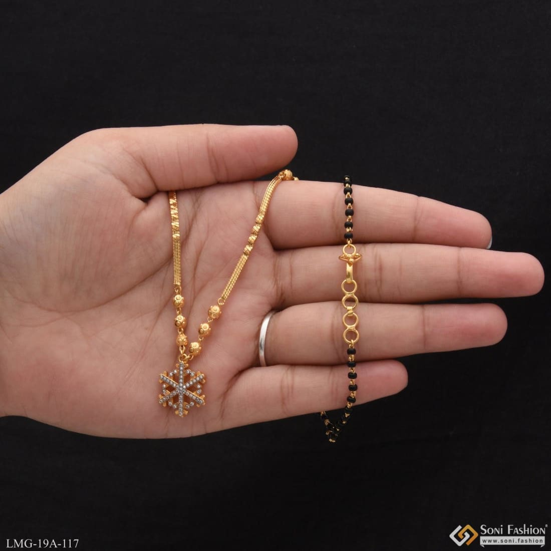 Gold mangalsutra designs deals in 5 grams