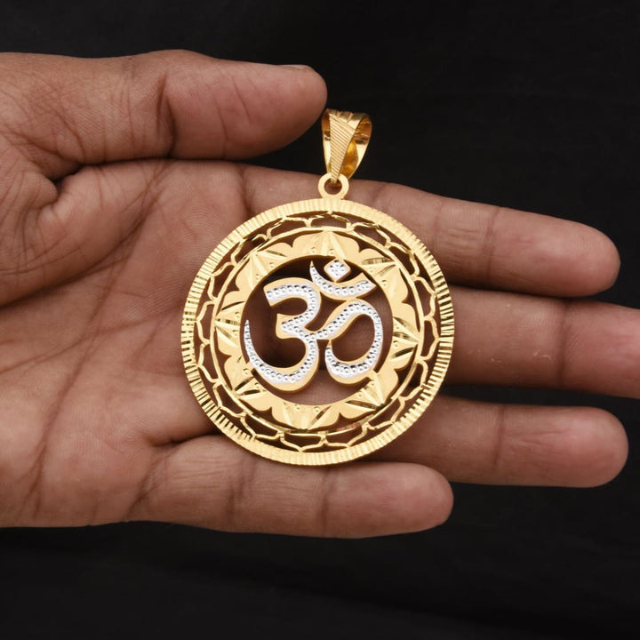 1 Gram Gold Forming Om Exquisite Design High-quality