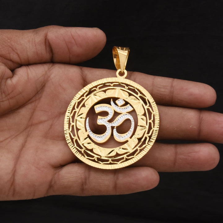 1 Gram Gold Forming Om Exquisite Design High-quality