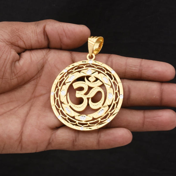 1 Gram Gold Forming Om Exquisite Design High-quality