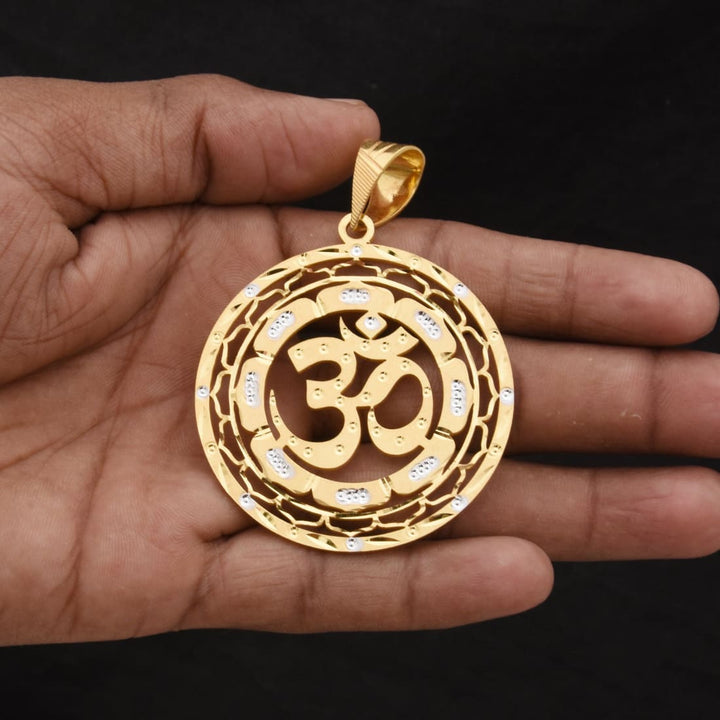 1 Gram Gold Forming Om Exquisite Design High-quality