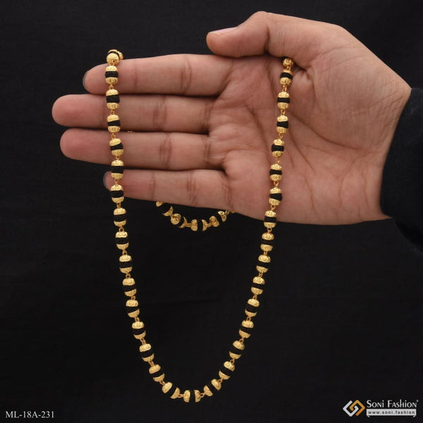 1 gram gold forming fancy design high-quality rudraksha mala