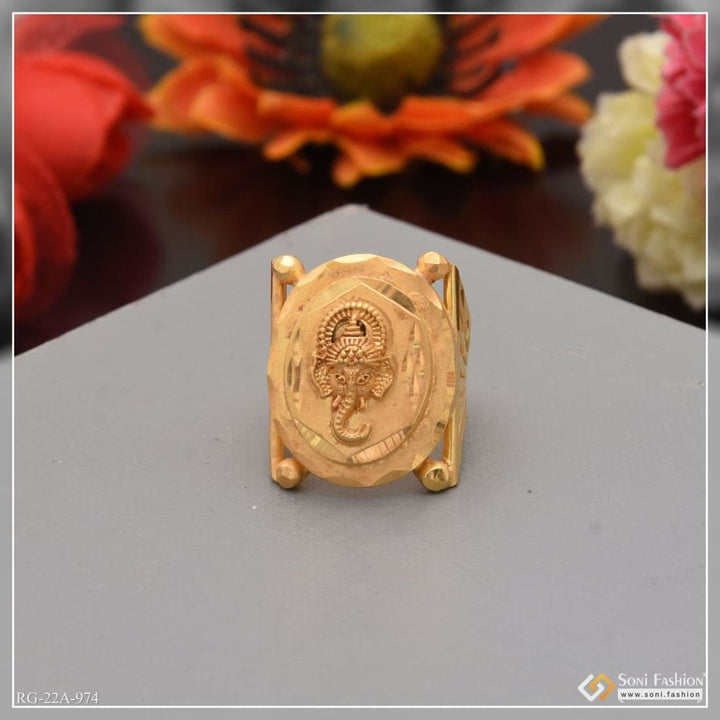 1 gram gold forming ganpati exquisite design high-quality