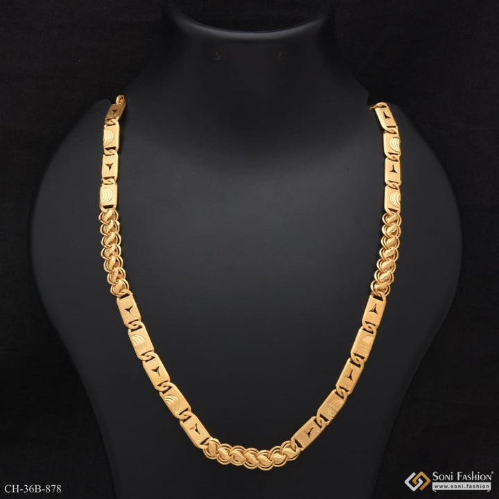 1 gram gold forming kohli nawabi glittering design chain for