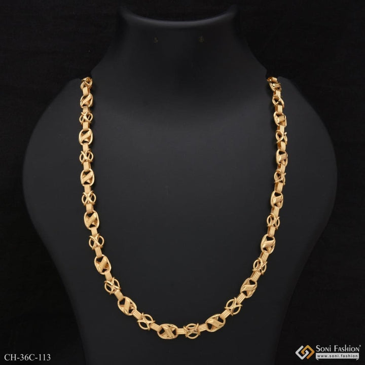 1 gram gold forming kohli stylish design best quality chain