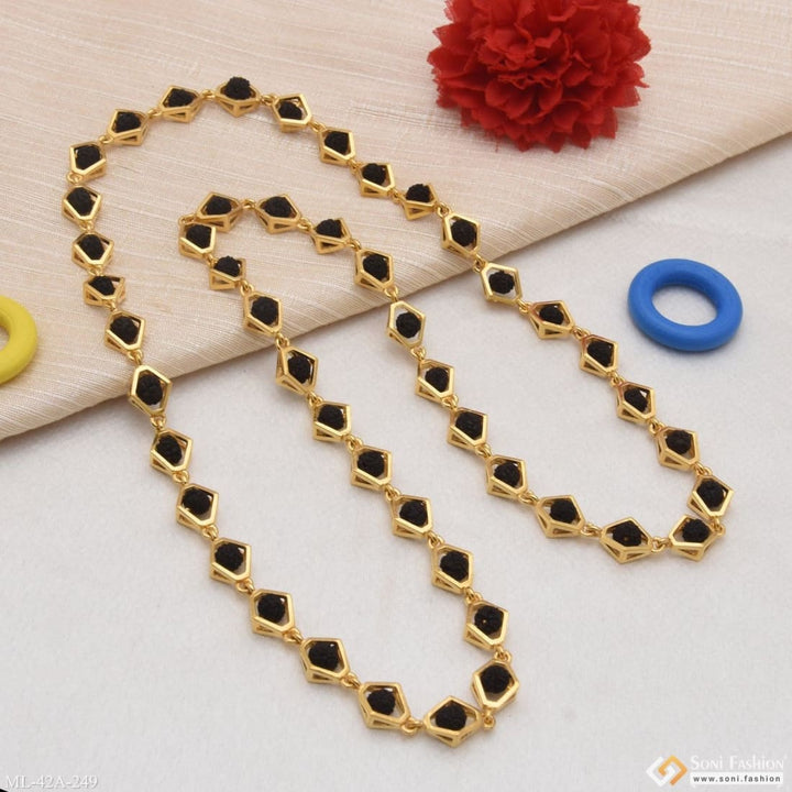 1 Gram Gold Forming Latest Design High-quality Rudraksha