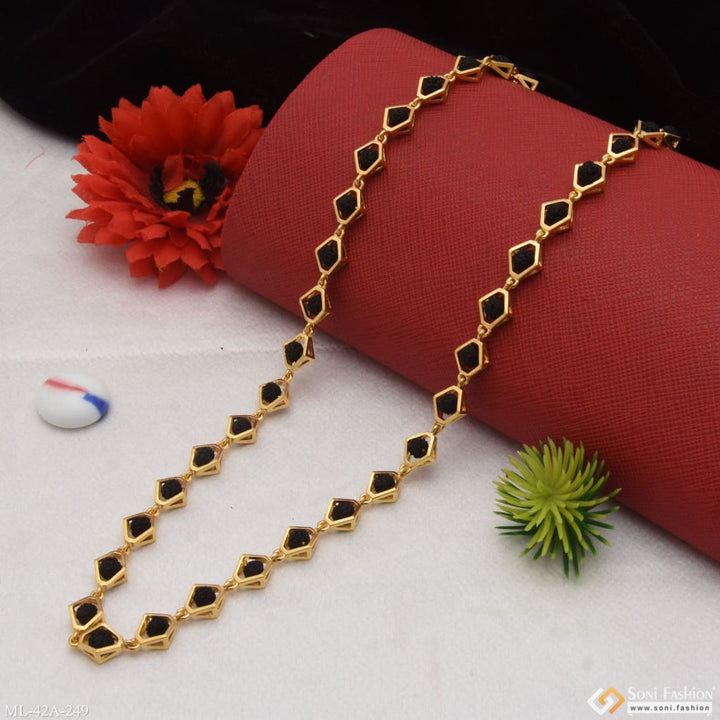 1 Gram Gold Forming Latest Design High-quality Rudraksha