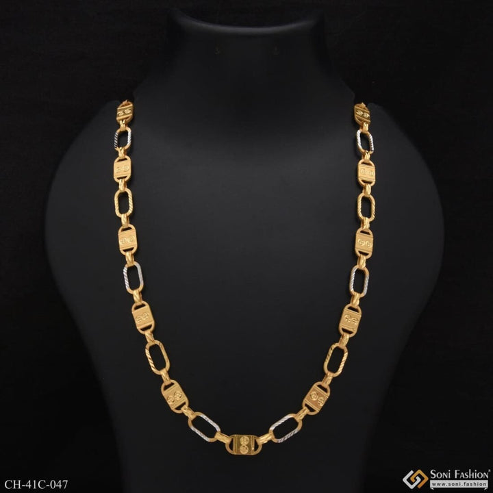 1 Gram Gold Forming Nawabi Lovely Design High-quality Chain