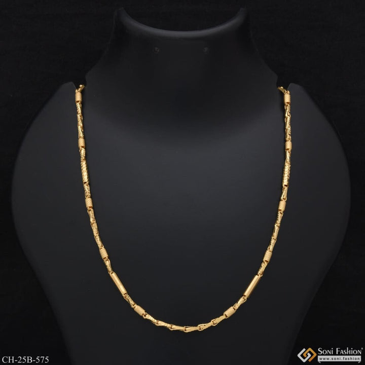 1 Gram Gold Forming Pipe Sophisticated Design Plated Chain