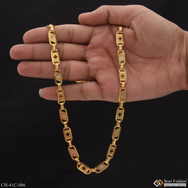 1 gram gold forming plus nawabi finely detailed design chain