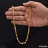 1 Gram Gold Forming Superior Quality Unique Design Chain for Men - Style B876