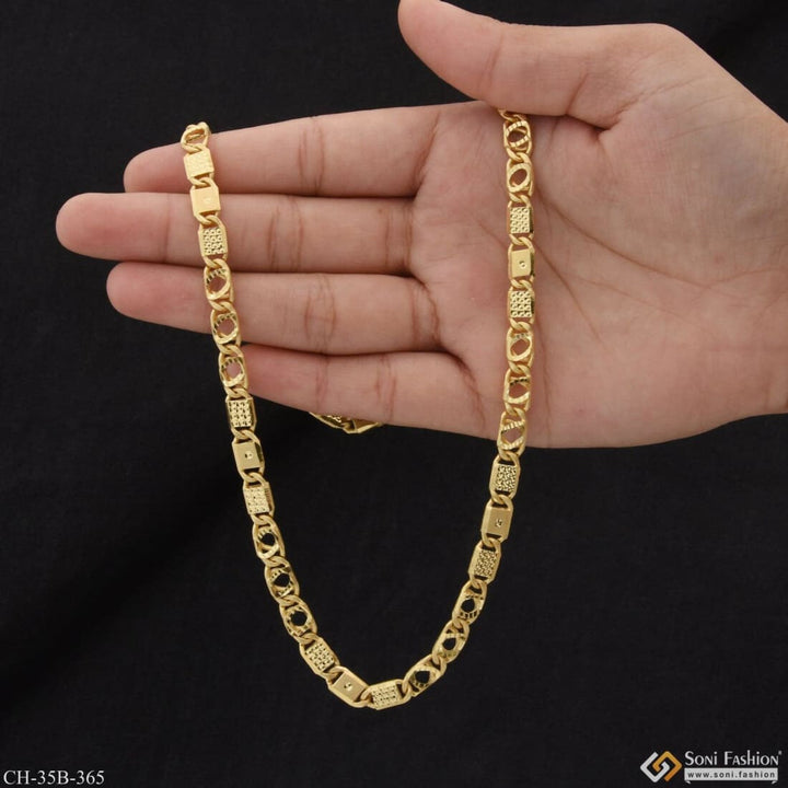 1 Gram Gold Plated 2 In Nawabi Finely Detailed Design Chain