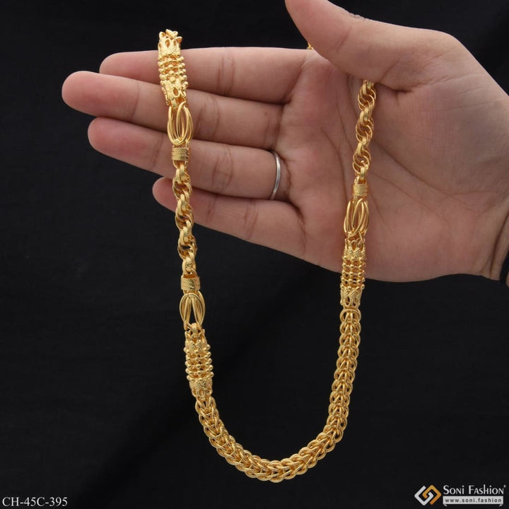 1 Gram Gold Plated 2 In Rajwadi Fashionable Design Chain