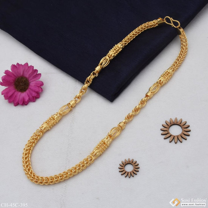 1 Gram Gold Plated 2 In Rajwadi Fashionable Design Chain