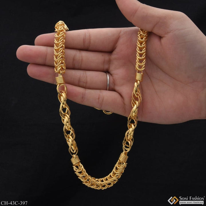 1 Gram Gold Plated 2 In Rajwadi Fashionable Design Chain