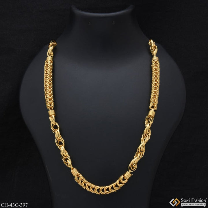 1 Gram Gold Plated 2 In Rajwadi Fashionable Design Chain