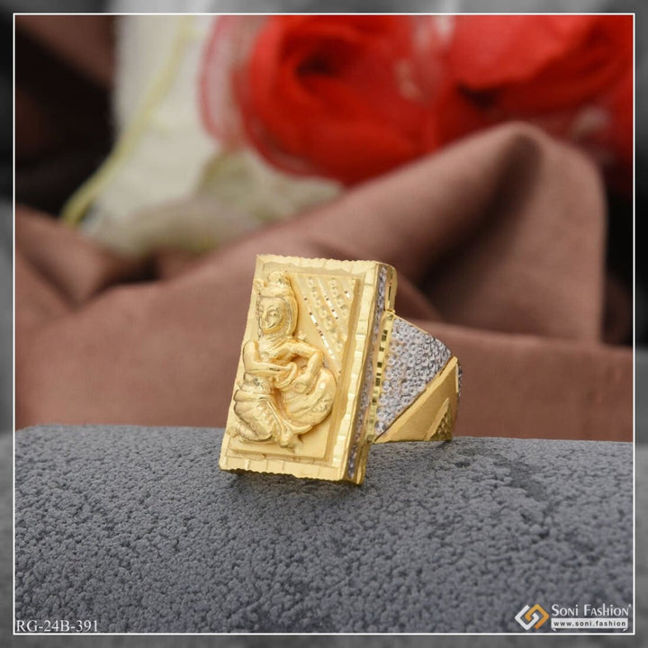 1 Gram Gold Plated Bal Krishna Etched Design High-quality