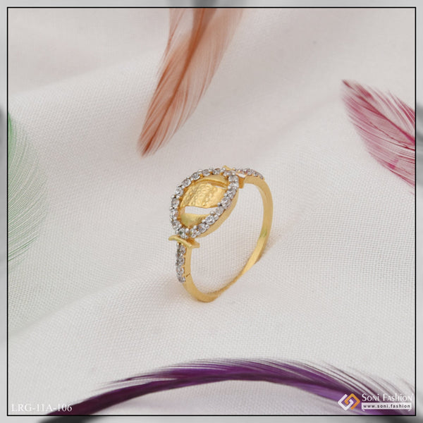 1 Gram Gold Plated Beautiful Design Charming Ring For