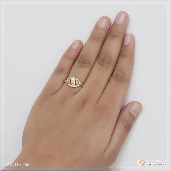 1 Gram Gold Plated Beautiful Design Charming Ring For