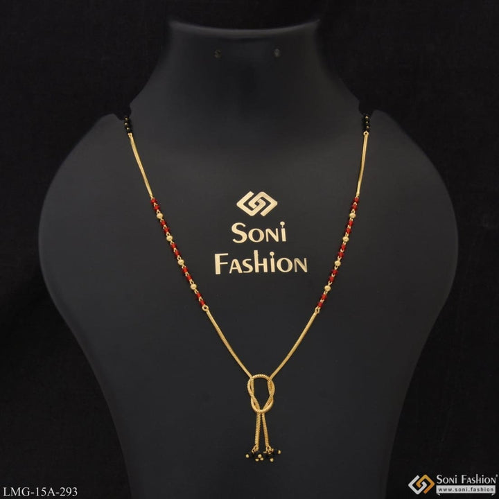 1 Gram Gold Plated Beautiful Design Pretty Mangalsutra For