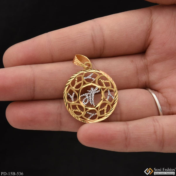 1 Gram Gold Plated Maa Chic Design Superior Quality Pendant