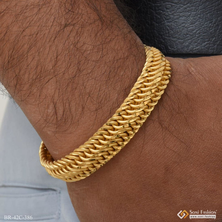 1 Gram Gold Plated Classic Design Superior Quality Bracelet