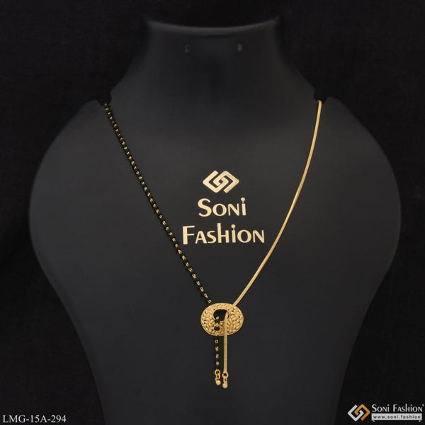 1 gram gold plated designer exclusive design mangalsutra for