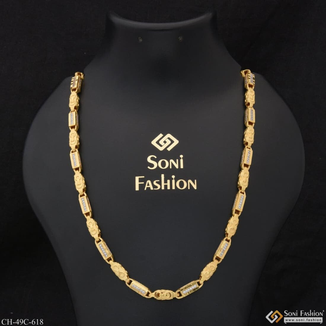 One gram gold sales chain design