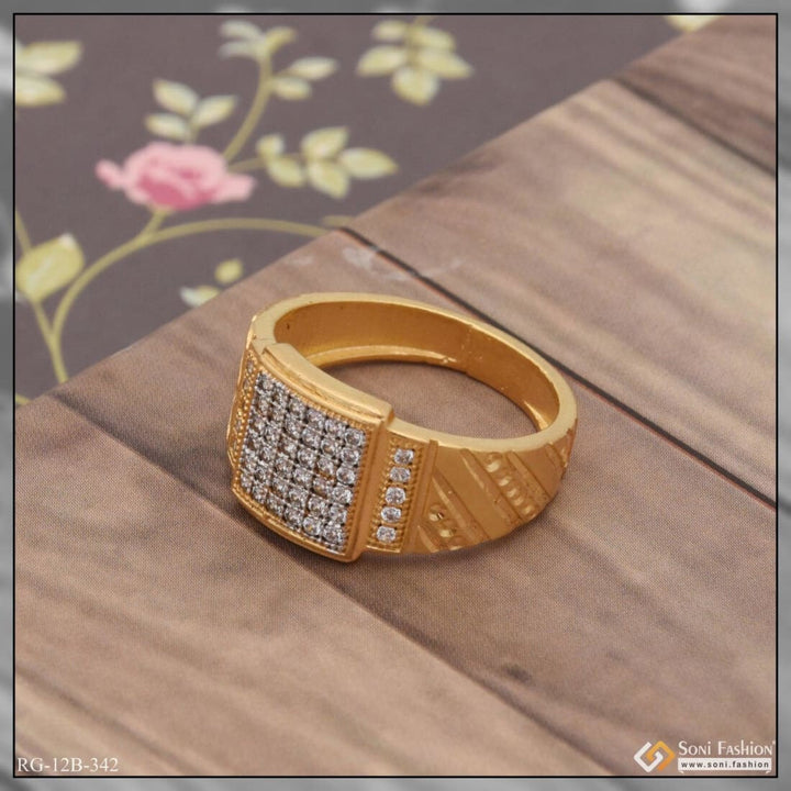 1 Gram Gold Plated With Diamond Cute Design Best Quality