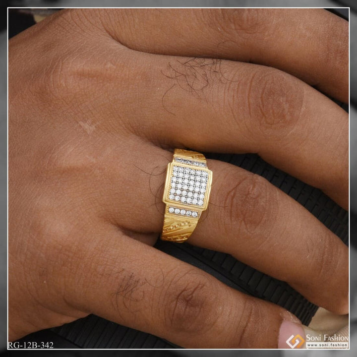 1 Gram Gold Plated With Diamond Cute Design Best Quality