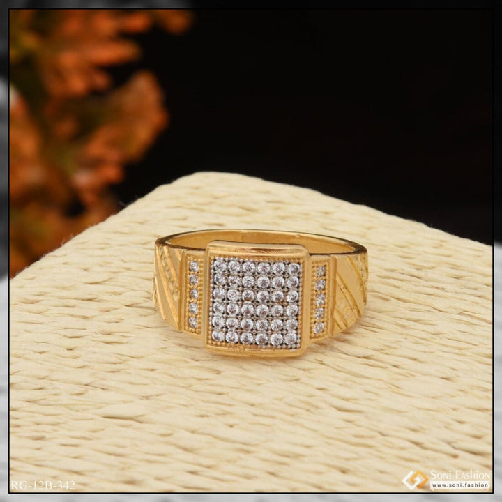 1 Gram Gold Plated With Diamond Cute Design Best Quality