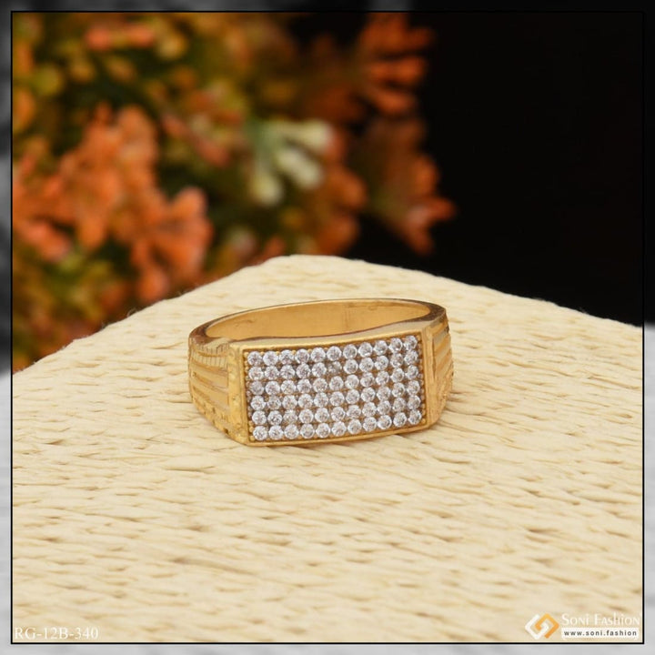 1 gram gold plated with diamond cute design best quality