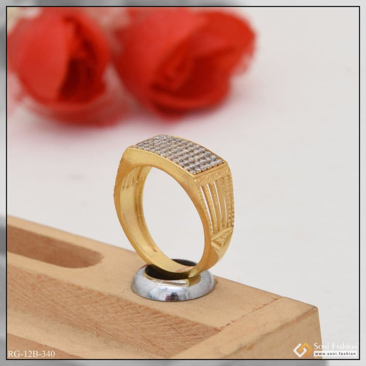 1 gram gold plated with diamond cute design best quality