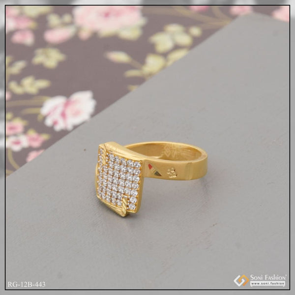 1 gram gold plated with diamond cute design best quality