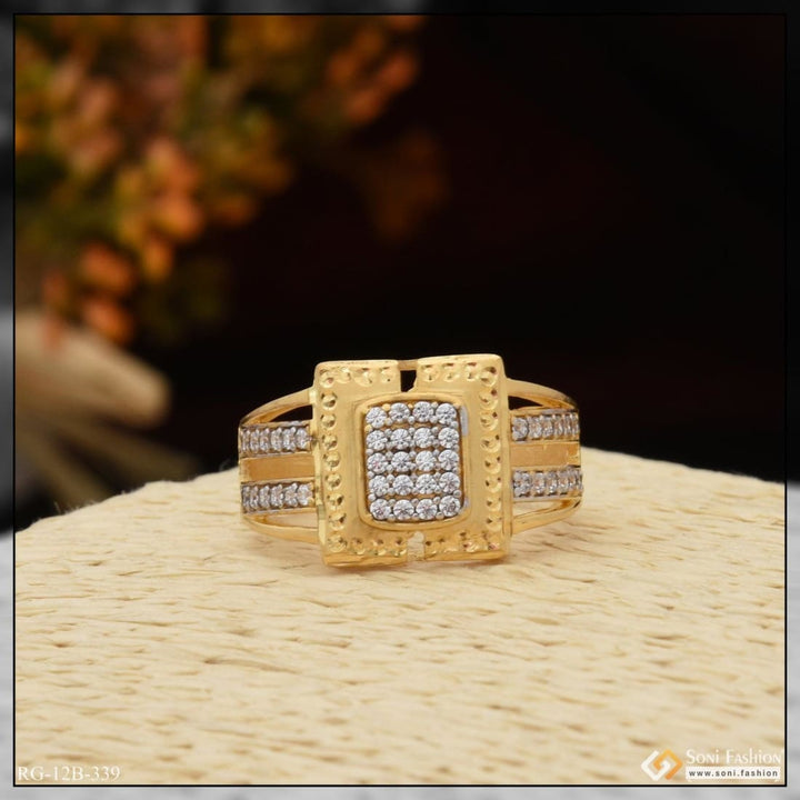 1 gram gold plated with diamond etched design high-quality