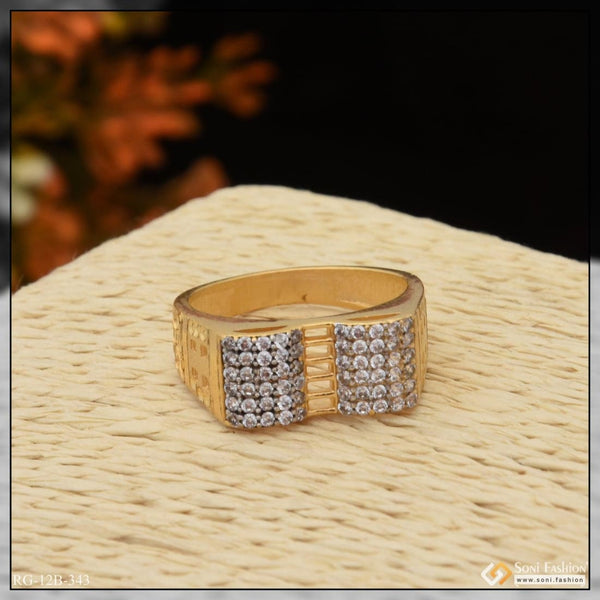 1 gram gold plated with diamond fancy design high-quality