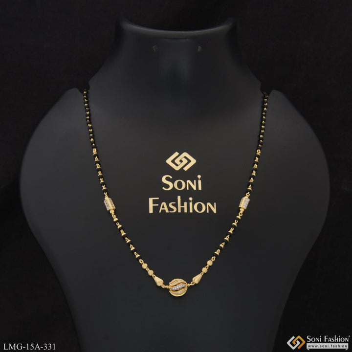 1 Gram Gold Plated With Diamond Glamorous Design